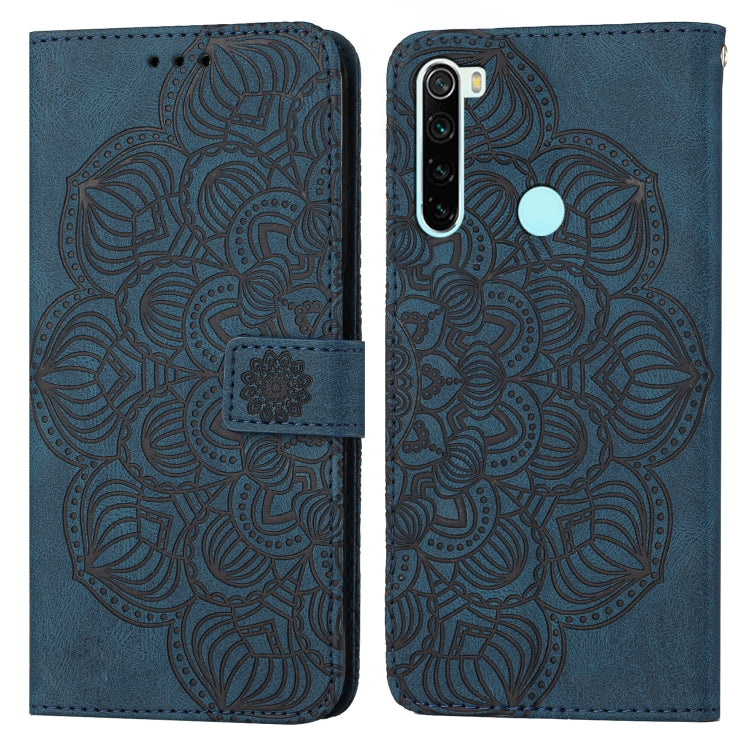 Mandala Embossed Flip Leather Phone Case, For Xiaomi Redmi Note 8 Pro, For Xiaomi Redmi Note 8T, For Xiaomi Redmi Note 9, For Xiaomi Redmi Note 9 Pro, For Xiaomi Redmi Note 9T