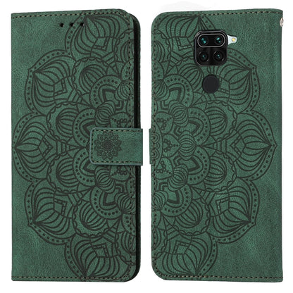 Mandala Embossed Flip Leather Phone Case, For Xiaomi Redmi Note 8 Pro, For Xiaomi Redmi Note 8T, For Xiaomi Redmi Note 9, For Xiaomi Redmi Note 9 Pro, For Xiaomi Redmi Note 9T