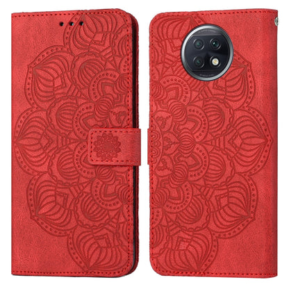 Mandala Embossed Flip Leather Phone Case, For Xiaomi Redmi Note 8 Pro, For Xiaomi Redmi Note 8T, For Xiaomi Redmi Note 9, For Xiaomi Redmi Note 9 Pro, For Xiaomi Redmi Note 9T