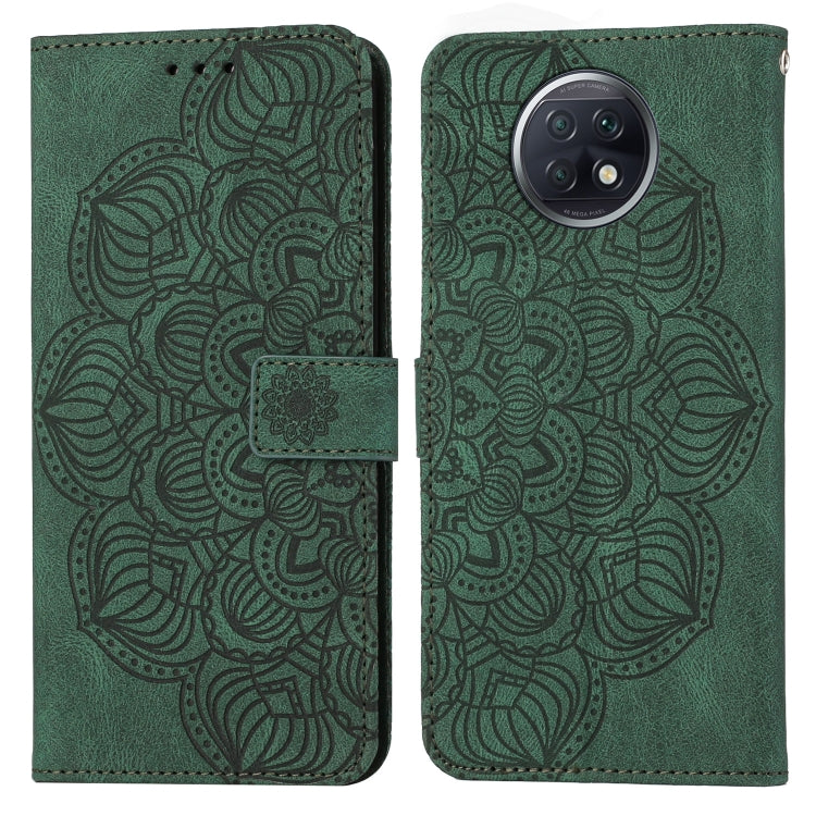 Mandala Embossed Flip Leather Phone Case, For Xiaomi Redmi Note 8 Pro, For Xiaomi Redmi Note 8T, For Xiaomi Redmi Note 9, For Xiaomi Redmi Note 9 Pro, For Xiaomi Redmi Note 9T
