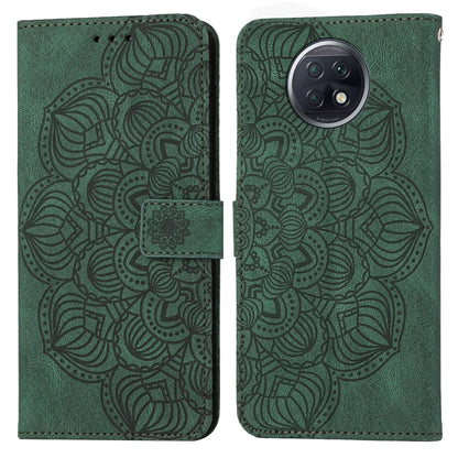 Mandala Embossed Flip Leather Phone Case, For Xiaomi Redmi Note 8 Pro, For Xiaomi Redmi Note 8T, For Xiaomi Redmi Note 9, For Xiaomi Redmi Note 9 Pro, For Xiaomi Redmi Note 9T