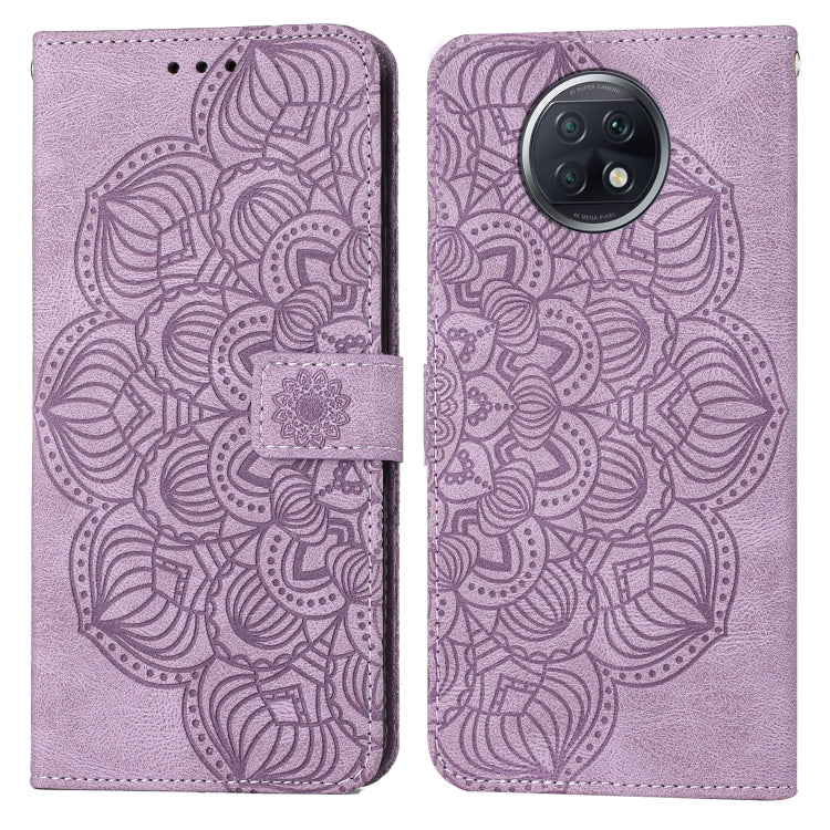 Mandala Embossed Flip Leather Phone Case, For Xiaomi Redmi Note 8 Pro, For Xiaomi Redmi Note 8T, For Xiaomi Redmi Note 9, For Xiaomi Redmi Note 9 Pro, For Xiaomi Redmi Note 9T