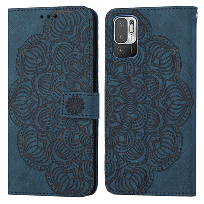 Mandala Embossed Flip Leather Phone Case, For Xiaomi Redmi Note 10, For Xiaomi Redmi Note 10 5G, For Xiaomi Redmi Note 10 Pro 4G, For Xiaomi Redmi Note 10 Pro 5G