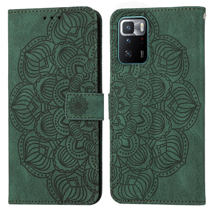Mandala Embossed Flip Leather Phone Case, For Xiaomi Redmi Note 10, For Xiaomi Redmi Note 10 5G, For Xiaomi Redmi Note 10 Pro 4G, For Xiaomi Redmi Note 10 Pro 5G