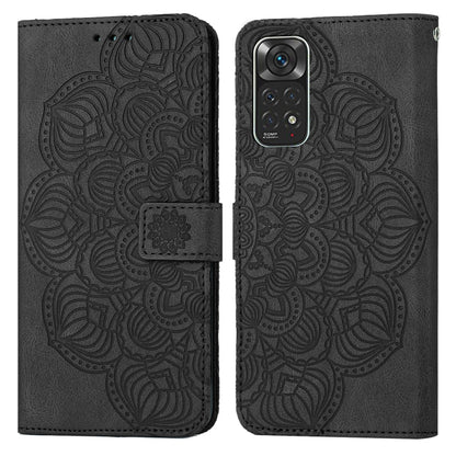 Mandala Embossed Flip Leather Phone Case, For Xiaomi Redmi Note 11 Pro 5G, For Xiaomi Redmi Note 11 International, For Xiaomi Redmi Note 11 Pro International, For Xiaomi Redmi Note 11 5G