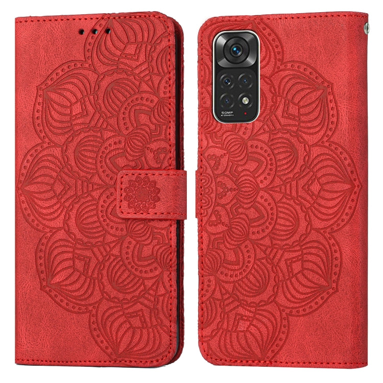 Mandala Embossed Flip Leather Phone Case, For Xiaomi Redmi Note 11 Pro 5G, For Xiaomi Redmi Note 11 International, For Xiaomi Redmi Note 11 Pro International, For Xiaomi Redmi Note 11 5G