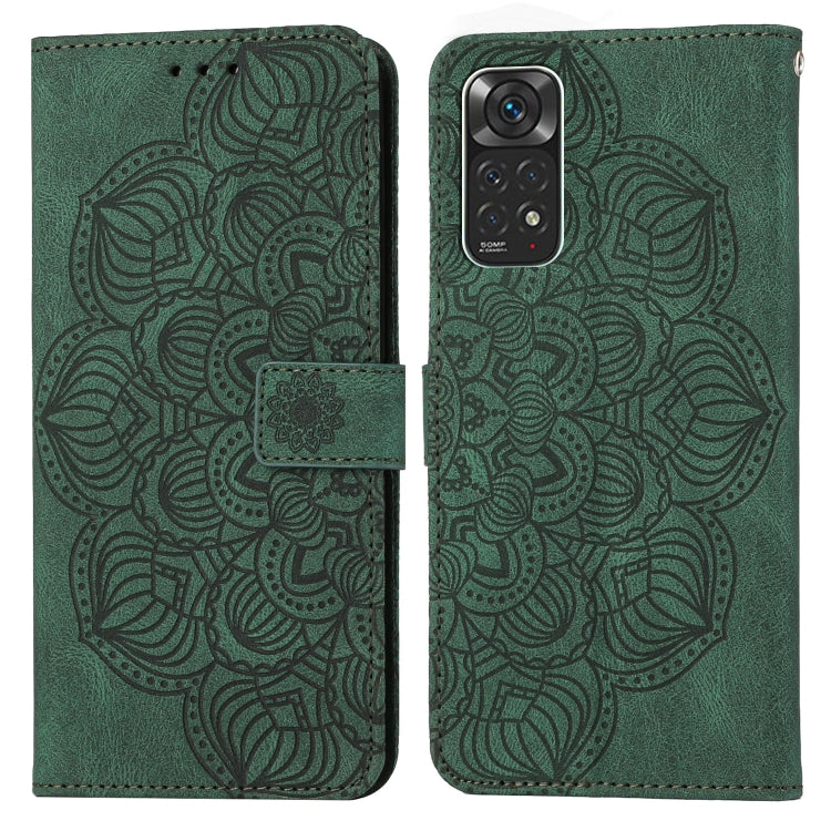 Mandala Embossed Flip Leather Phone Case, For Xiaomi Redmi Note 11 Pro 5G, For Xiaomi Redmi Note 11 International, For Xiaomi Redmi Note 11 Pro International, For Xiaomi Redmi Note 11 5G