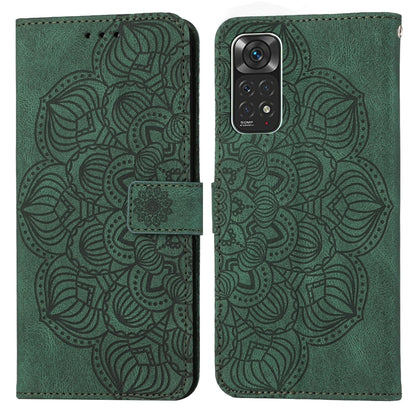 Mandala Embossed Flip Leather Phone Case, For Xiaomi Redmi Note 11 Pro 5G, For Xiaomi Redmi Note 11 International, For Xiaomi Redmi Note 11 Pro International, For Xiaomi Redmi Note 11 5G