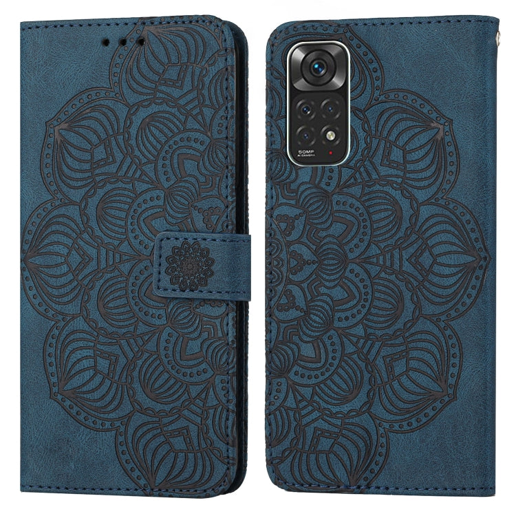 Mandala Embossed Flip Leather Phone Case, For Xiaomi Redmi Note 11 Pro 5G, For Xiaomi Redmi Note 11 International, For Xiaomi Redmi Note 11 Pro International, For Xiaomi Redmi Note 11 5G