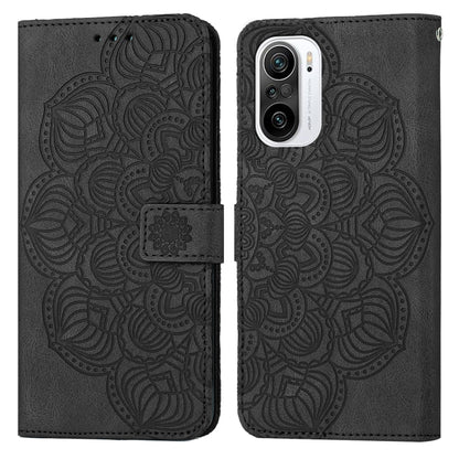 Mandala Embossed Flip Leather Phone Case, For Xiaomi 12 Lite, For Xiaomi Poco F3, For Xiaomi Poco M3, For Xiaomi Poco M4 Pro 5G