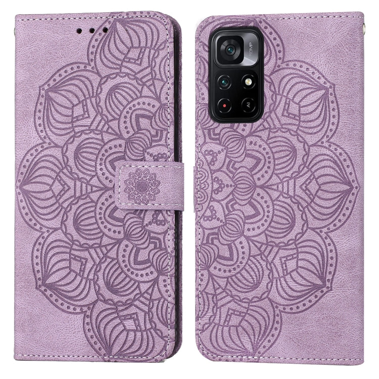 Mandala Embossed Flip Leather Phone Case, For Xiaomi 12 Lite, For Xiaomi Poco F3, For Xiaomi Poco M3, For Xiaomi Poco M4 Pro 5G