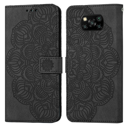 Mandala Embossed Flip Leather Phone Case, For Xiaomi Poco X3 NFC, For Xiaomi Poco X4 Pro 5G