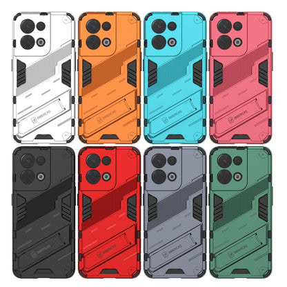 Punk Armor 2 in 1 PC + TPU Shockproof Phone Case with Invisible Holder, For OPPO Reno8, For OPPO Reno8 Pro, For OPPO Reno8 Pro+