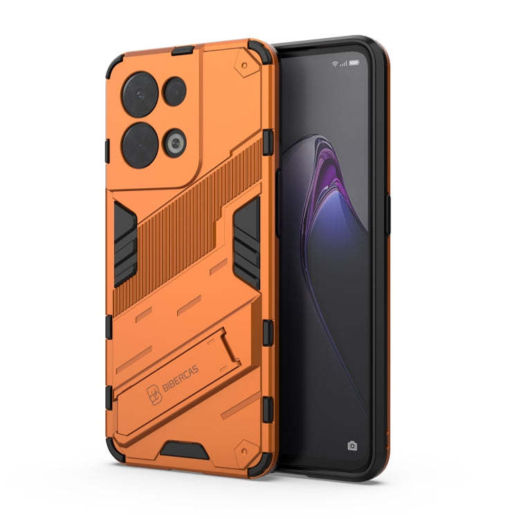 Punk Armor 2 in 1 PC + TPU Shockproof Phone Case with Invisible Holder, For OPPO Reno8, For OPPO Reno8 Pro, For OPPO Reno8 Pro+
