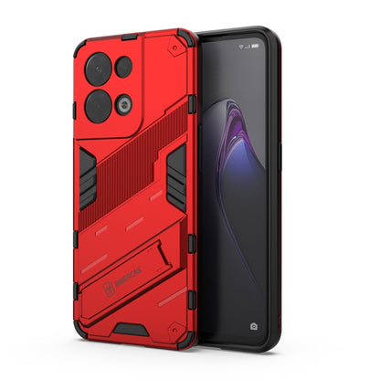 Punk Armor 2 in 1 PC + TPU Shockproof Phone Case with Invisible Holder, For OPPO Reno8, For OPPO Reno8 Pro, For OPPO Reno8 Pro+
