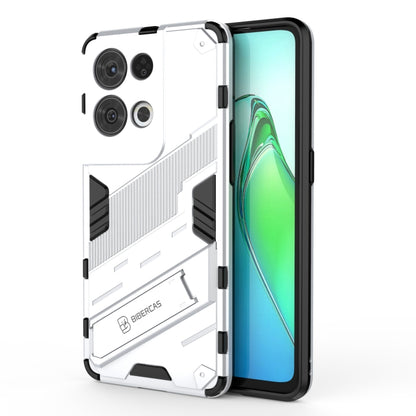 Punk Armor 2 in 1 PC + TPU Shockproof Phone Case with Invisible Holder, For OPPO Reno8, For OPPO Reno8 Pro, For OPPO Reno8 Pro+