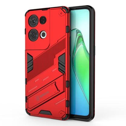 Punk Armor 2 in 1 PC + TPU Shockproof Phone Case with Invisible Holder, For OPPO Reno8, For OPPO Reno8 Pro, For OPPO Reno8 Pro+