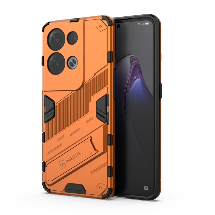 Punk Armor 2 in 1 PC + TPU Shockproof Phone Case with Invisible Holder, For OPPO Reno8, For OPPO Reno8 Pro, For OPPO Reno8 Pro+
