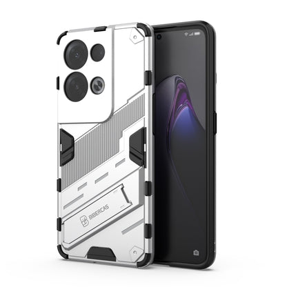 Punk Armor 2 in 1 PC + TPU Shockproof Phone Case with Invisible Holder, For OPPO Reno8, For OPPO Reno8 Pro, For OPPO Reno8 Pro+