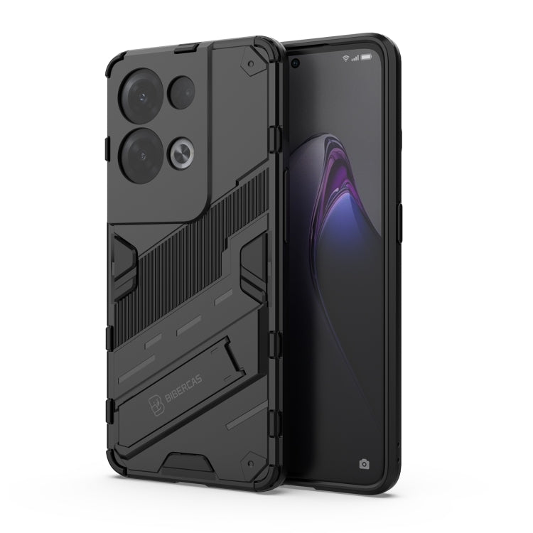 Punk Armor 2 in 1 PC + TPU Shockproof Phone Case with Invisible Holder, For OPPO Reno8, For OPPO Reno8 Pro, For OPPO Reno8 Pro+