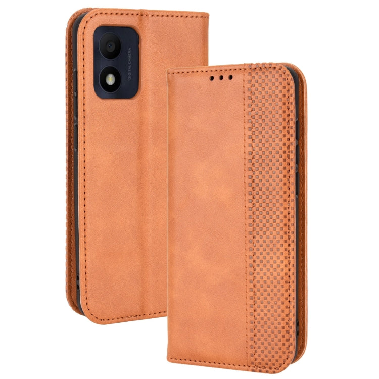 Magnetic Buckle Retro Crazy Horse Leather Phone Case, For OPPO Reno8 Pro+, For TCL 303 / Alcatel 1B 2022, For vivo S15e, For Honor Magic4 Pro, For Nokia C21 Plus, For Nokia C21
