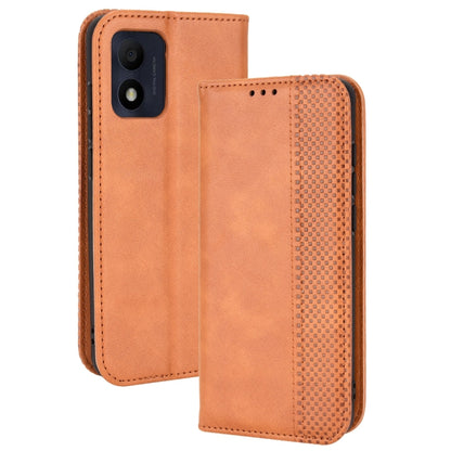 Magnetic Buckle Retro Crazy Horse Leather Phone Case, For OPPO Reno8 Pro+, For TCL 303 / Alcatel 1B 2022, For vivo S15e, For Honor Magic4 Pro, For Nokia C21 Plus, For Nokia C21