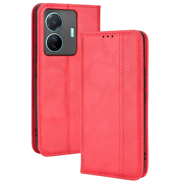 Magnetic Buckle Retro Crazy Horse Leather Phone Case, For OPPO Reno8 Pro+, For TCL 303 / Alcatel 1B 2022, For vivo S15e, For Honor Magic4 Pro, For Nokia C21 Plus, For Nokia C21