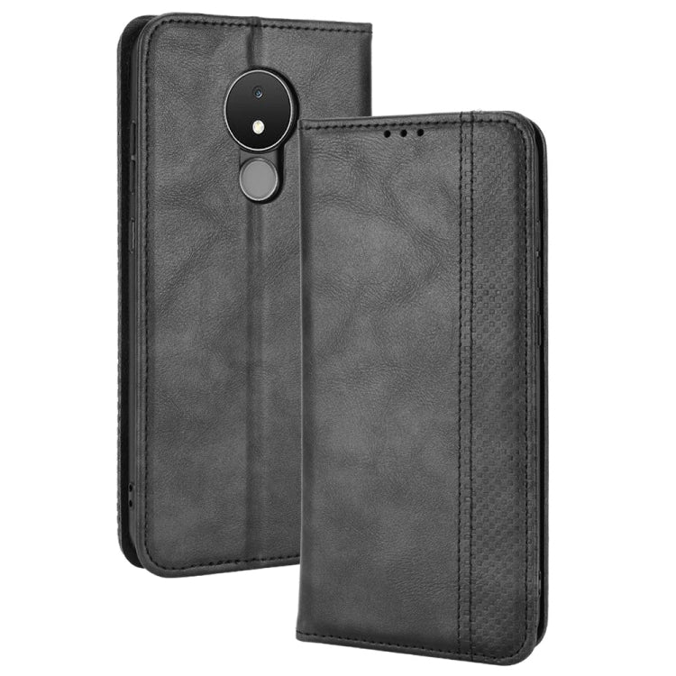 Magnetic Buckle Retro Crazy Horse Leather Phone Case, For OPPO Reno8 Pro+, For TCL 303 / Alcatel 1B 2022, For vivo S15e, For Honor Magic4 Pro, For Nokia C21 Plus, For Nokia C21
