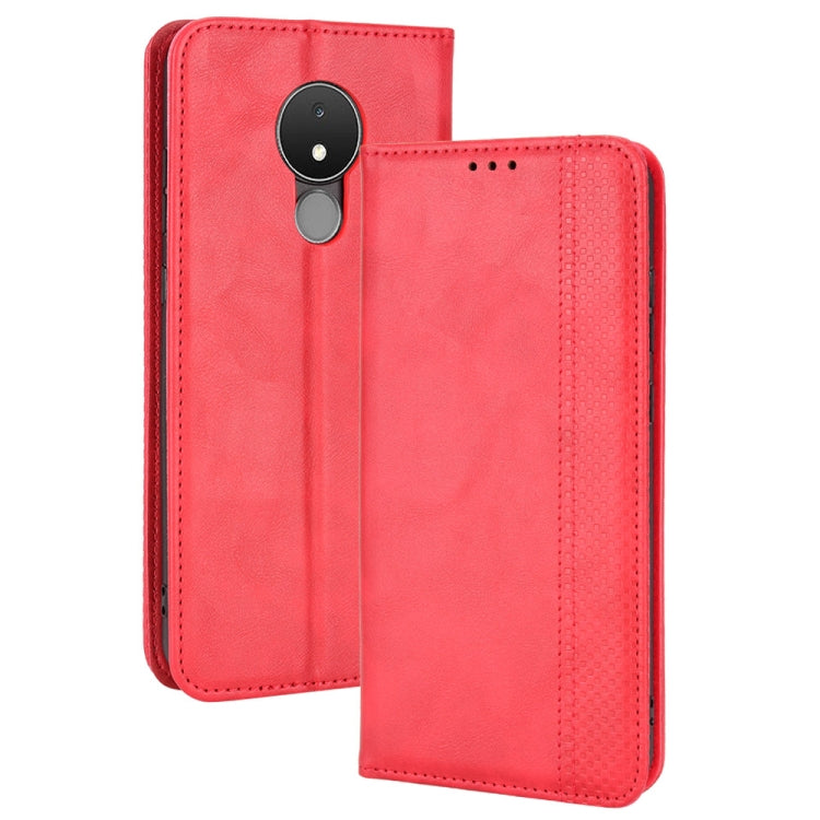 Magnetic Buckle Retro Crazy Horse Leather Phone Case, For OPPO Reno8 Pro+, For TCL 303 / Alcatel 1B 2022, For vivo S15e, For Honor Magic4 Pro, For Nokia C21 Plus, For Nokia C21