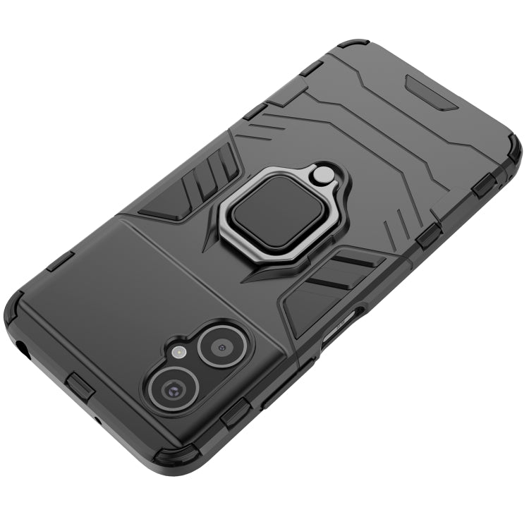Shockproof PC + TPU Phone Case with Magnetic Ring Holder, For Xiaomi Poco M4 5G / Poco M5 5G / 4G