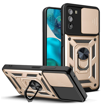 Sliding Camera Cover Design TPU+PC Phone Case, For Motorola Moto G52, For Motorola Moto G200 5G / Edge S30