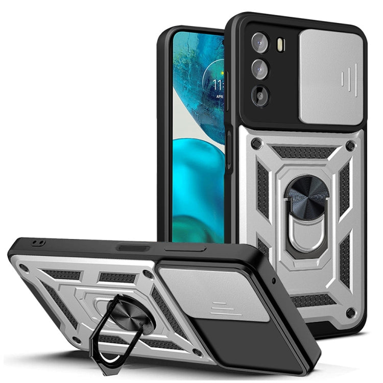 Sliding Camera Cover Design TPU+PC Phone Case, For Motorola Moto G52, For Motorola Moto G200 5G / Edge S30