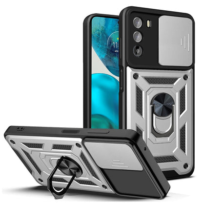 Sliding Camera Cover Design TPU+PC Phone Case, For Motorola Moto G52, For Motorola Moto G200 5G / Edge S30