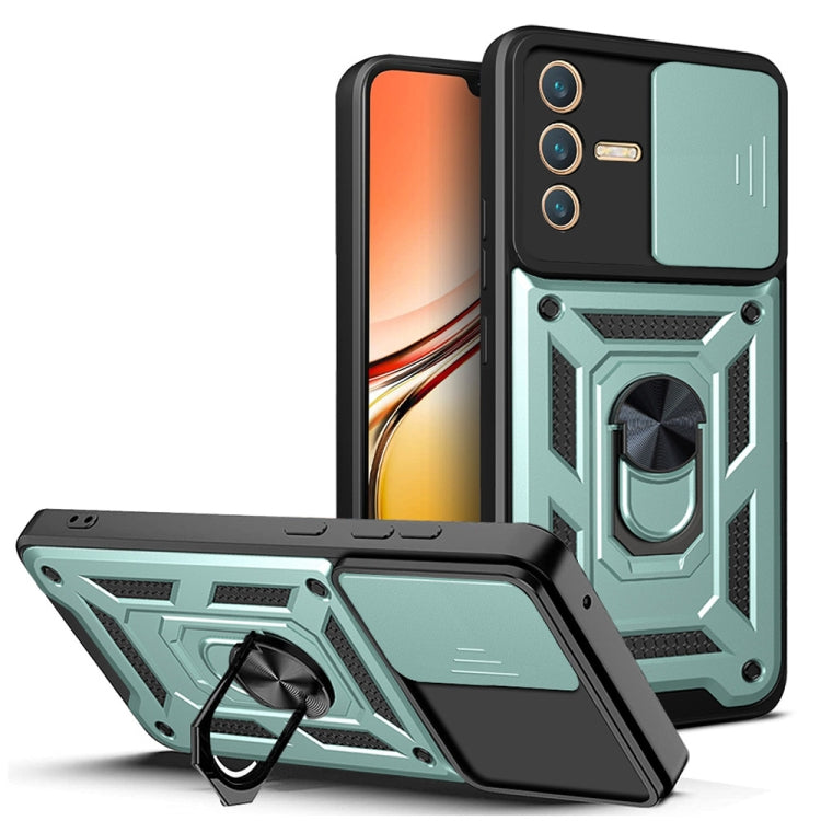 Sliding Camera Cover Design TPU+PC Phone Case, For OPPO Realme C31, For vivo V23 5G / S12, For Xiaomi Redmi Note 9 Pro, For Motorola Edge 30 Pro