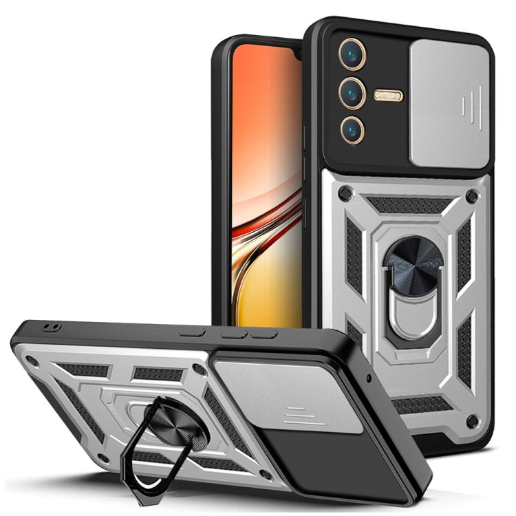 Sliding Camera Cover Design TPU+PC Phone Case, For OPPO Realme C31, For vivo V23 5G / S12, For Xiaomi Redmi Note 9 Pro, For Motorola Edge 30 Pro