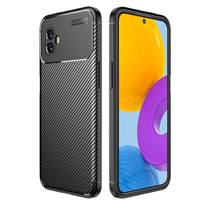 Precise Hole Carbon Fiber Texture Shockproof TPU Phone Case, For Xiaomi Poco M4 5G, For Samsung Galaxy Xcover6 Pro