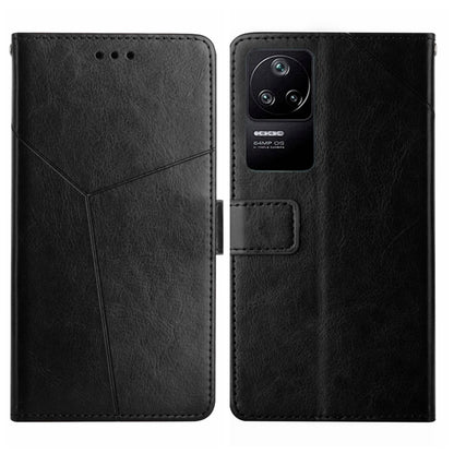 Y Stitching Horizontal Flip Leather Phone Case, For Xiaomi Poco F4 5G, For Xiaomi Poco X4 GT