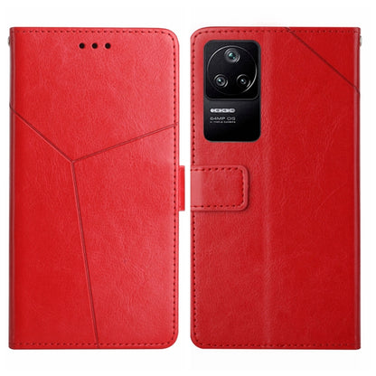 Y Stitching Horizontal Flip Leather Phone Case, For Xiaomi Poco F4 5G, For Xiaomi Poco X4 GT