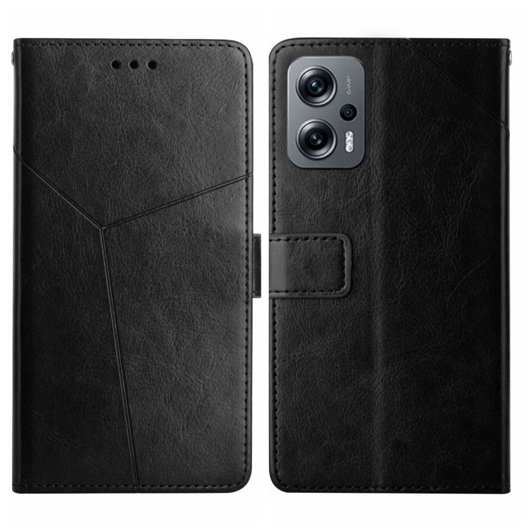 Y Stitching Horizontal Flip Leather Phone Case, For Xiaomi Poco F4 5G, For Xiaomi Poco X4 GT