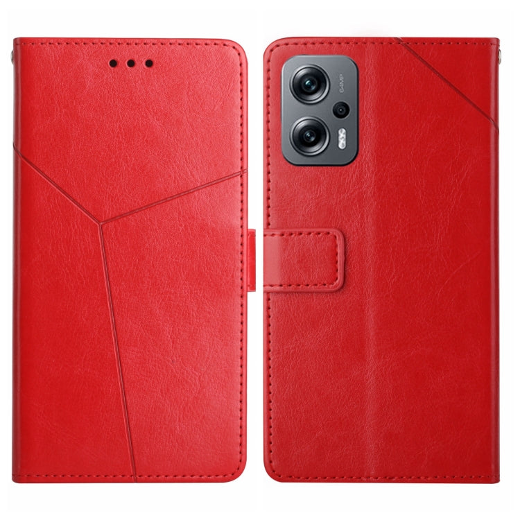 Y Stitching Horizontal Flip Leather Phone Case, For Xiaomi Poco F4 5G, For Xiaomi Poco X4 GT