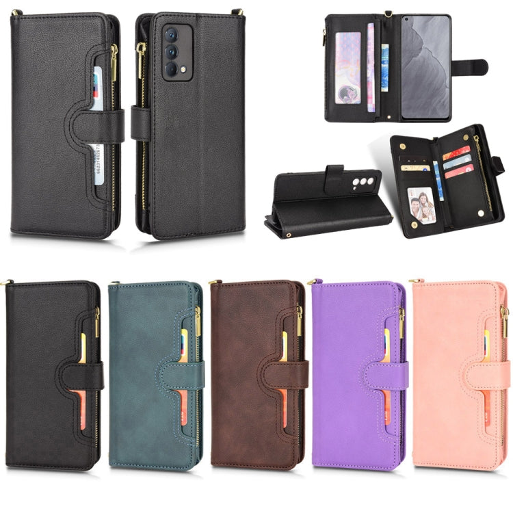 Litchi Texture Zipper Leather Phone Case, For OPPO Realme GT Master / K9, For Google Pixel 5a 5G, For Google Pixel 5 5G, For Samsung Galaxy M23 5G / F23 5G
