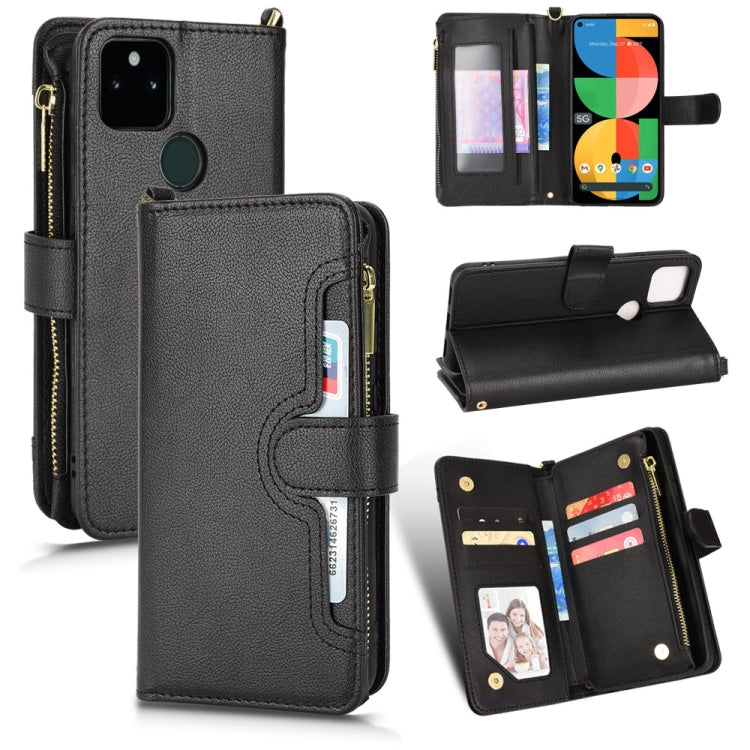 Litchi Texture Zipper Leather Phone Case, For OPPO Realme GT Master / K9, For Google Pixel 5a 5G, For Google Pixel 5 5G, For Samsung Galaxy M23 5G / F23 5G