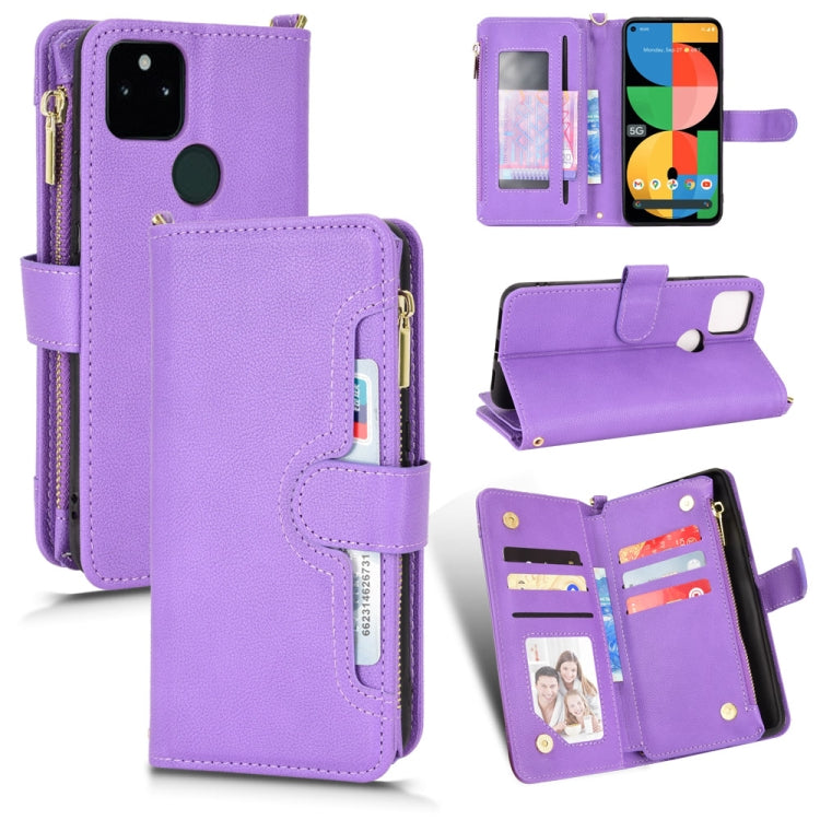 Litchi Texture Zipper Leather Phone Case, For OPPO Realme GT Master / K9, For Google Pixel 5a 5G, For Google Pixel 5 5G, For Samsung Galaxy M23 5G / F23 5G