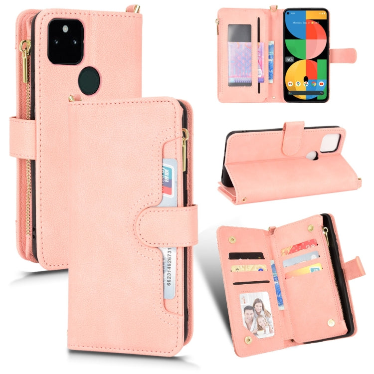 Litchi Texture Zipper Leather Phone Case, For OPPO Realme GT Master / K9, For Google Pixel 5a 5G, For Google Pixel 5 5G, For Samsung Galaxy M23 5G / F23 5G