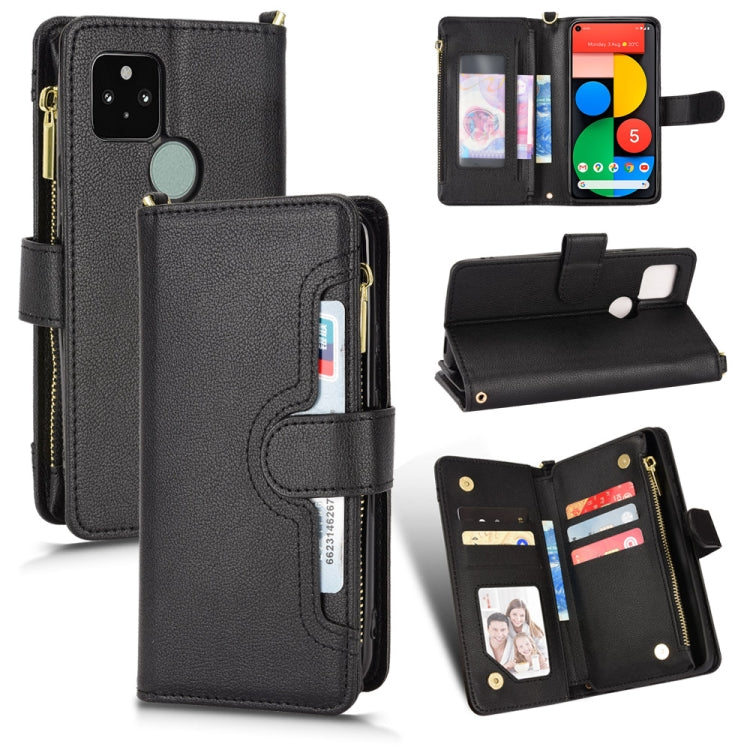 Litchi Texture Zipper Leather Phone Case, For OPPO Realme GT Master / K9, For Google Pixel 5a 5G, For Google Pixel 5 5G, For Samsung Galaxy M23 5G / F23 5G