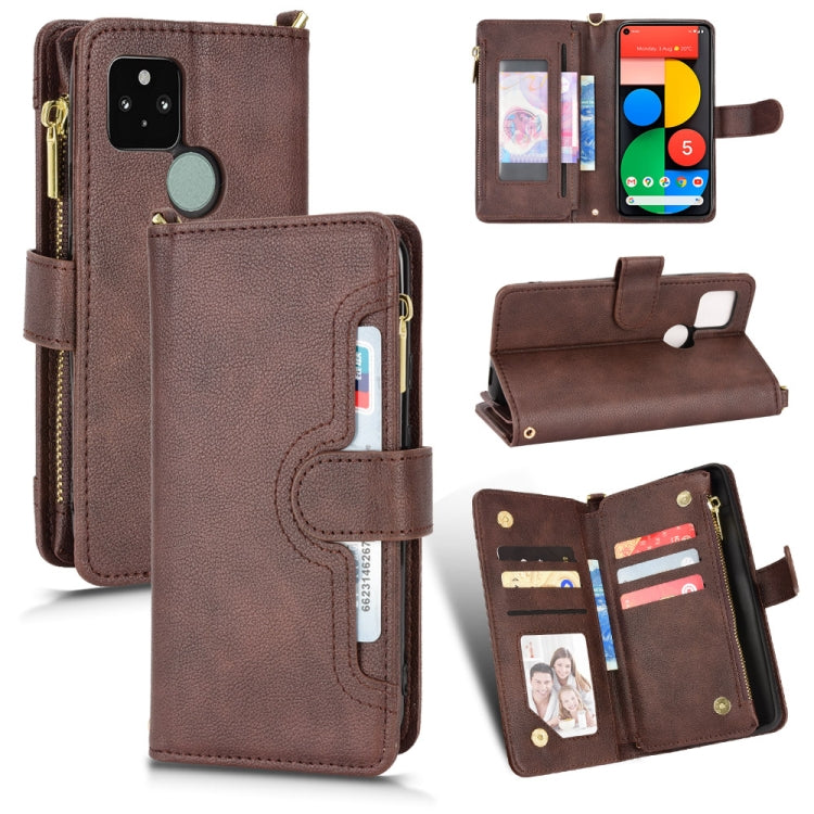Litchi Texture Zipper Leather Phone Case, For OPPO Realme GT Master / K9, For Google Pixel 5a 5G, For Google Pixel 5 5G, For Samsung Galaxy M23 5G / F23 5G