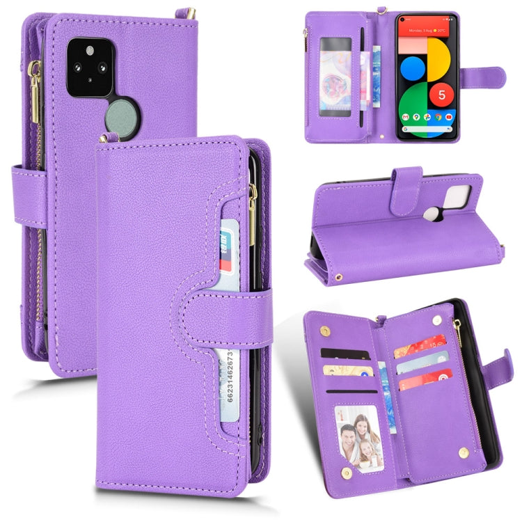 Litchi Texture Zipper Leather Phone Case, For OPPO Realme GT Master / K9, For Google Pixel 5a 5G, For Google Pixel 5 5G, For Samsung Galaxy M23 5G / F23 5G