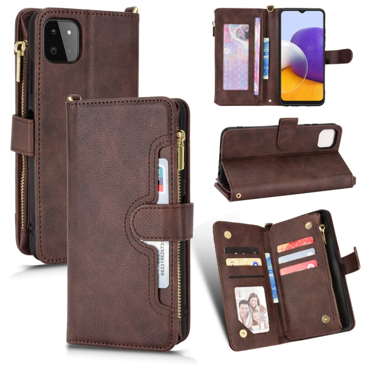 Litchi Texture Zipper Leather Phone Case, For Samsung Galaxy Z Fold2 5G, For Samsung Galaxy A13 5G, For Samsung Galaxy A23 4G / M22 4G, For Samsung Galaxy A22 5G