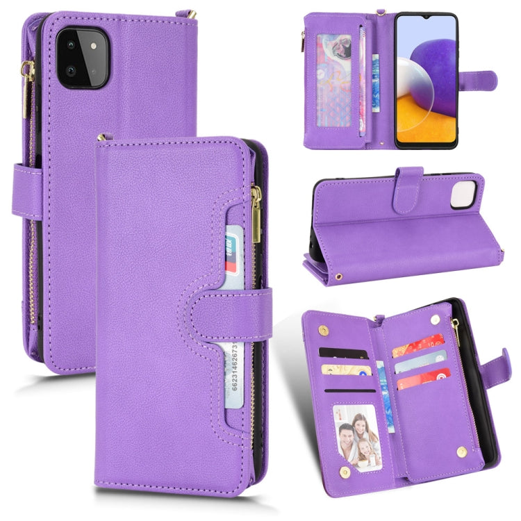 Litchi Texture Zipper Leather Phone Case, For Samsung Galaxy Z Fold2 5G, For Samsung Galaxy A13 5G, For Samsung Galaxy A23 4G / M22 4G, For Samsung Galaxy A22 5G