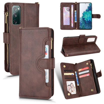 Litchi Texture Zipper Leather Phone Case, For Samsung Galaxy S20 FE 5G / 4G, For Samsung Galaxy S21+ 5G, For Samsung Galaxy S21 Ultra 5G, For Samsung Galaxy S21 5G